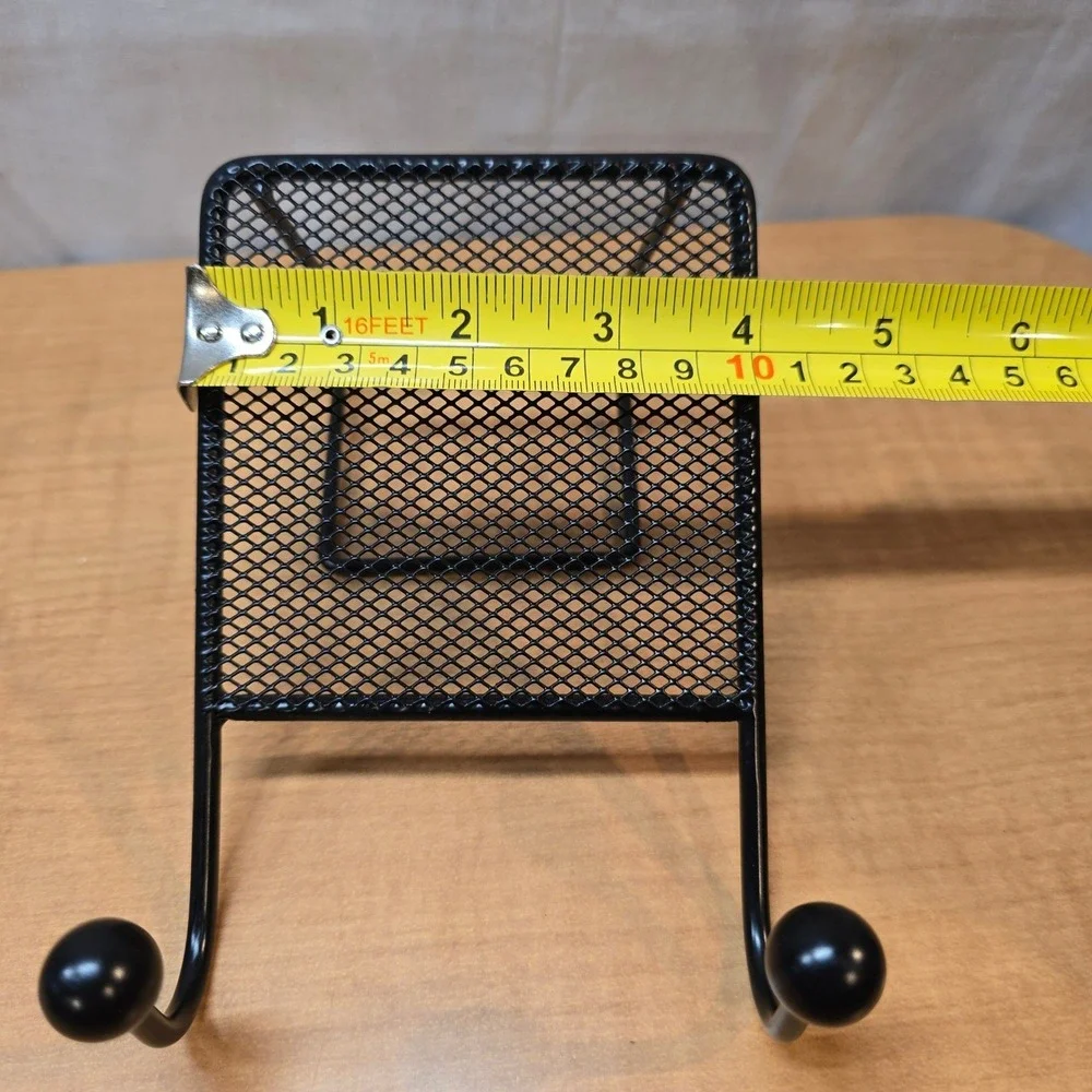 Two Black Mesh Metal‎ Office Phone Tablet Holder 4